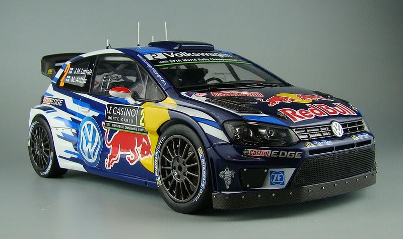 BELKIT 1/24 Model kit VW Polo R WRC 2016 Monte Carlo Rally Winner from Jp  3951