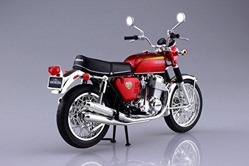 AOSHIMA 1:12 Scale Motorcycle Diecast Model Honda  CB750 FOUR Candy Red 1007 画像3