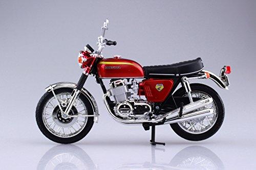 AOSHIMA 1:12 Scale Motorcycle Diecast Model Honda  CB750 FOUR Candy Red 1007 画像4