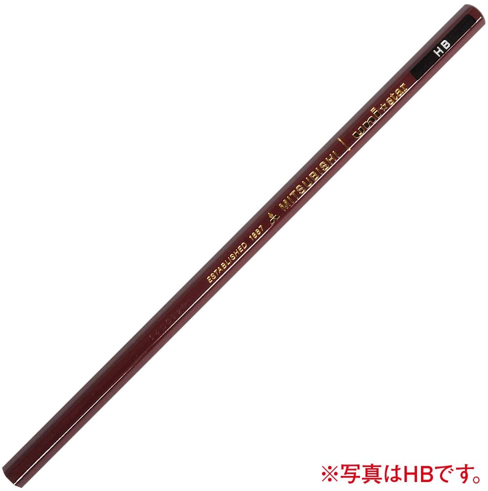 Japanese masterpiece Mitsubishi Pencil Pencil Unistar 2B 1 dozen 0815 画像4