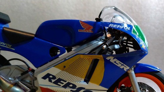 Rare kit Tamiya1/12 Motorcycle Series No.59 Repsol Honda NSR250 from Japan 8544 画像5