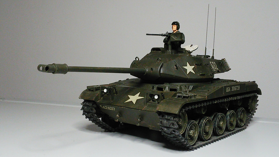 Tamiya 135 Model Kit Us Army Light Tank M41 Walker Bulldog From Japan