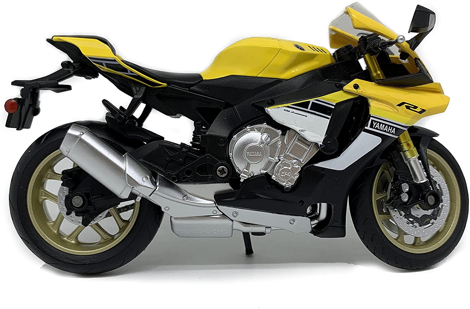 Doyusha Diecast Motorcycle 1/12 YAMAHA YZF-R1 Yellow from Japan 8964 画像2