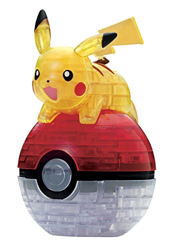 *61-piece Jigsaw Puzzle 3D Pokemon Pikachu & Monster Ball