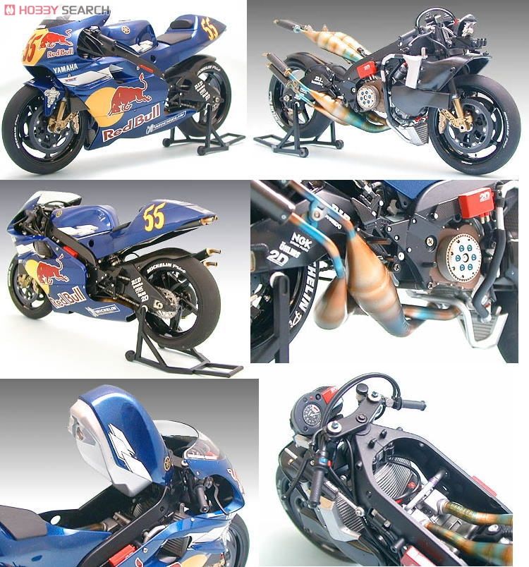 SP sale Rare kit Tamiya 1/12 Model kit Red Bull Yamaha WCM YZR500 '99 JP a037 画像5