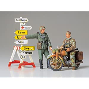 Tamiya 1/35 Military Miniature German Army Motorcycle Field Command Set Jp 1267 画像1