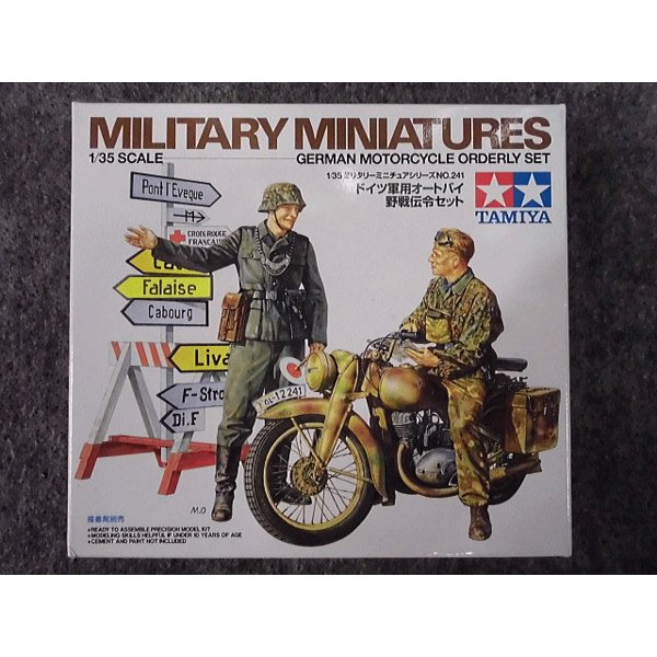 Tamiya 1/35 Military Miniature German Army Motorcycle Field Command Set Jp 1267 画像2