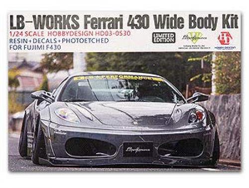 Hobby Design 1/24 Ferrari 430 LB-Works Wide Body Detail Upset for Fujimi / 5338  画像1