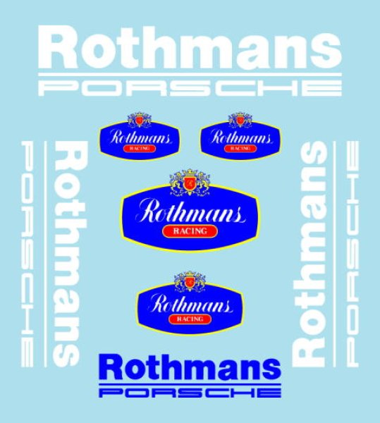 Museum collection 1/24 Porsche 962 Rothmans decal for Revell from Japan a418 画像1