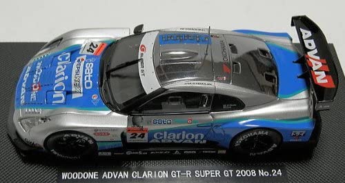EBBRO 1/43 Wood One Advan Clarion GT-R GT500 2008 # 24 Finished product JP 9514  画像5