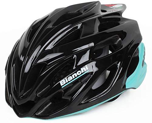 [ Genuine ] Bianchi Helmet SHABLI Black / Celeste One Size 21.5-23.5 inc / 8456　 画像1