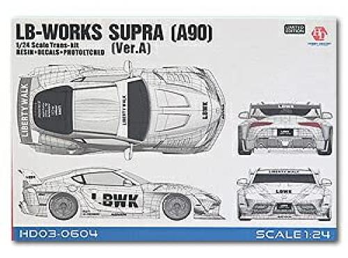 HOBBY DESIGN 1/24 Toyota Supra LB Works A90 Ver.A Resin Kit from JP 8349 画像1