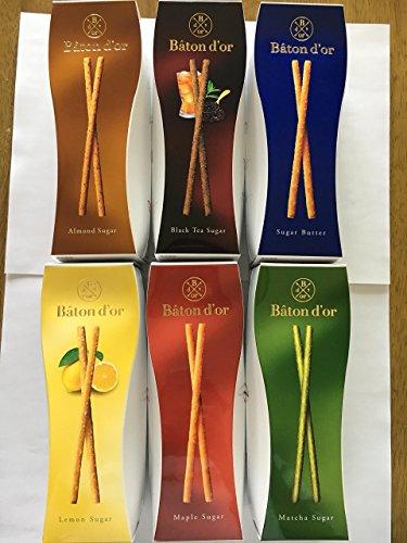Japanese Popular Sweets Luxury Glico Baton Doll Pocky All 6 types from JP 6224 画像1