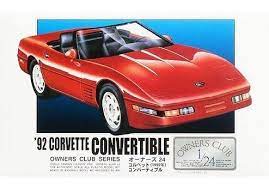 Micro Ace 1/24 Model kit '92 Corvette Convertible from Japan 10805 画像2