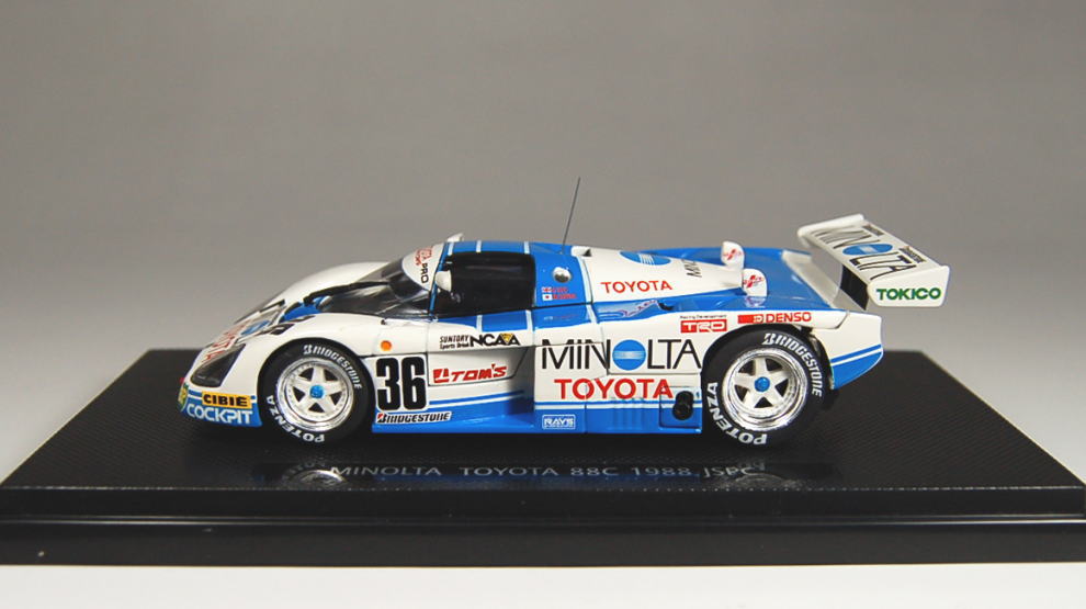 Ebro 1/43 Minolta Tom's Toyota 88C Le Mans 1988 # 36 Finished product Japan 2943 画像4