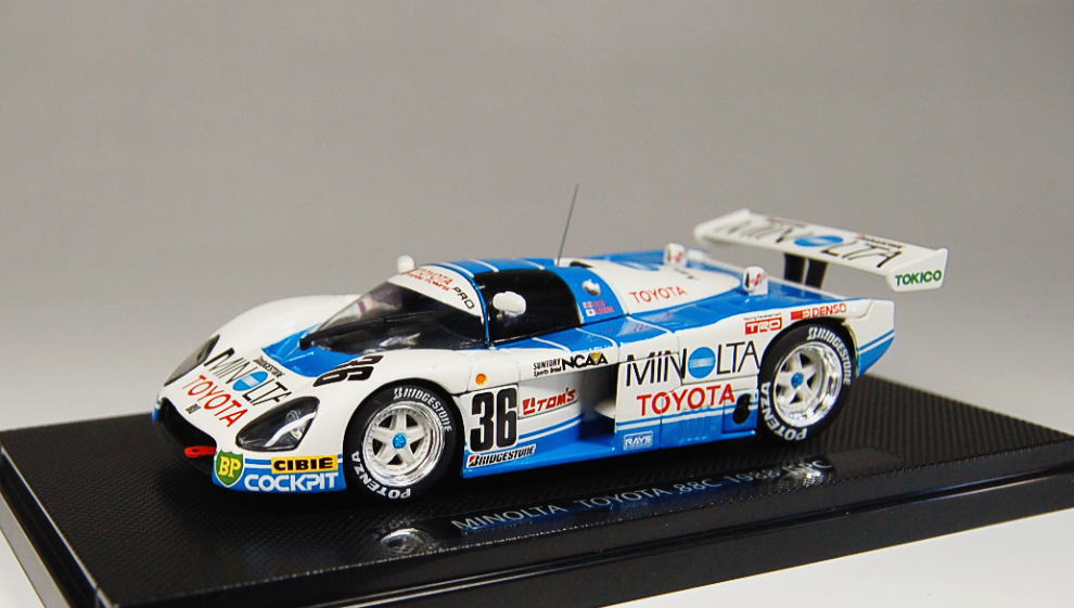 Ebro 1/43 Minolta Tom's Toyota 88C Le Mans 1988 # 36 Finished product Japan 2943 画像5