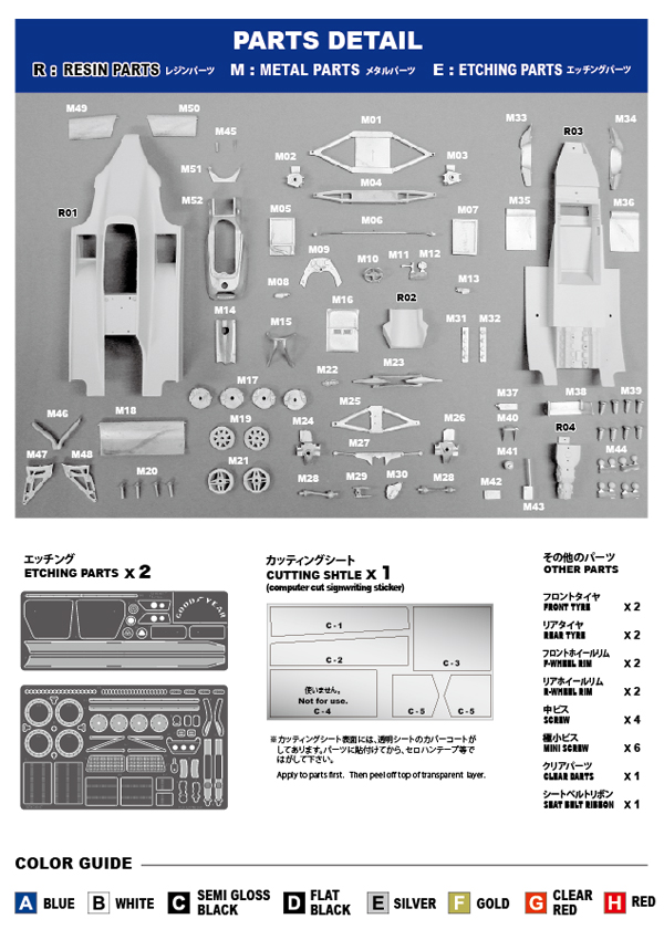 【 STUDIO27 Original kit 】1/20 Type 81 GP of BRAZIL from Japan 4419 画像2