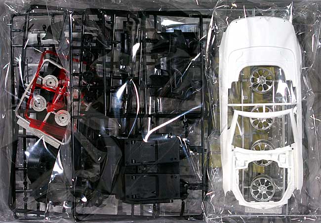 Rare Kit Aoshima 1/24 model kit Mercedes-Benz SL 63 AMG Option Wheel JP 10465  画像3