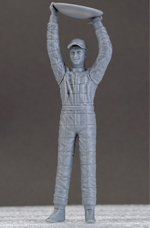 Hobby Design 1/20 Resin kit F1 Driver Figure (B) from Japan 5443 画像3