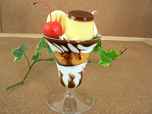 Food sample made by Japanese craftsmen Pudding banana parfait I can't eat 6999 画像2