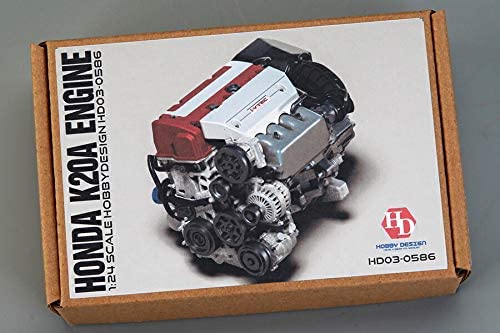 HOBBY DESIGN 1/24 Resin Kit Honda K20A Engine VTEC Detail up set from Japan 9355 画像2
