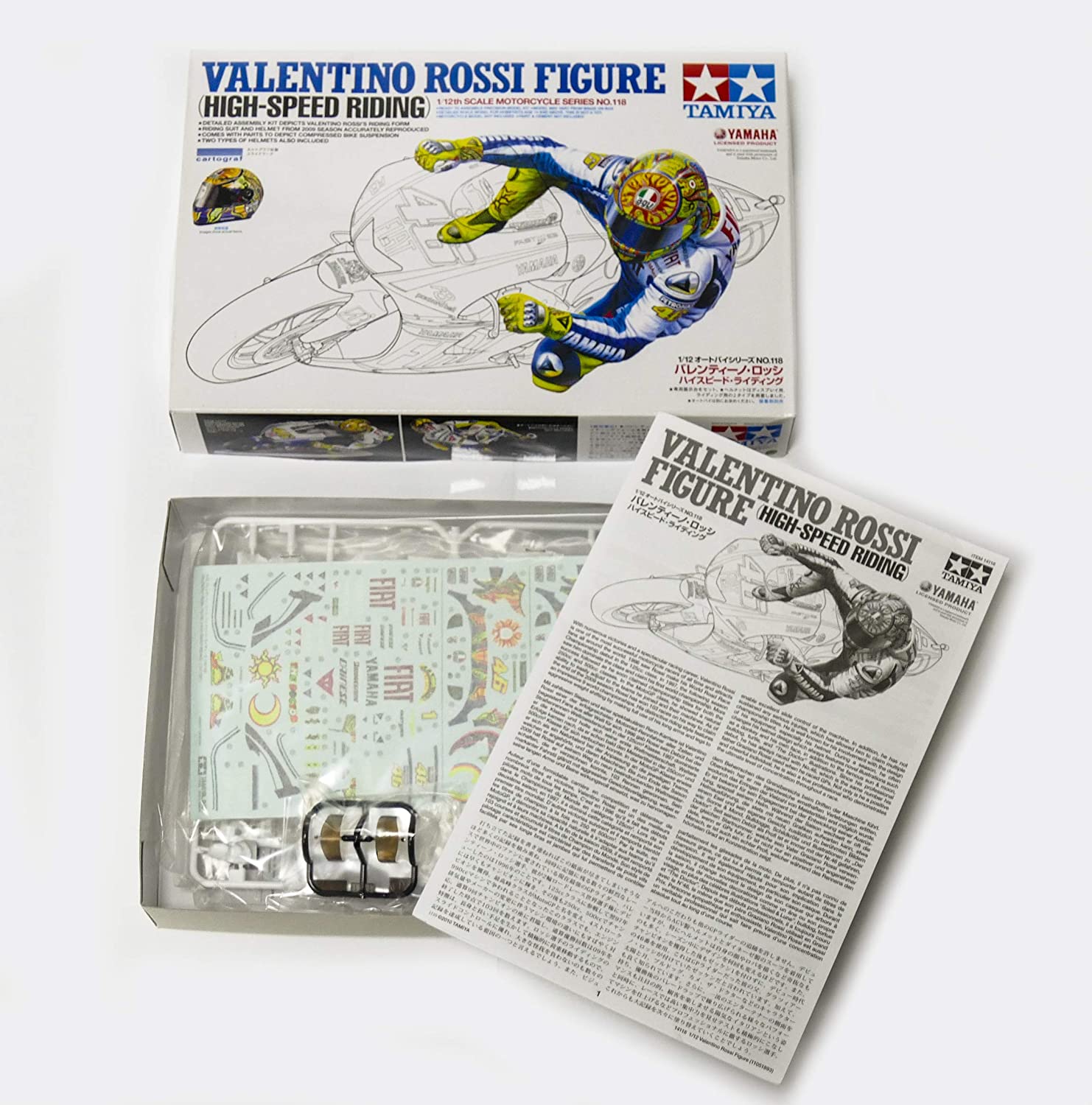 SP sale Rare kit Tamiya 1/12 Kit Valentino Rossi High Speed Riding