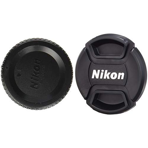 NEW Nikon BF-1B Camera Body Cap Cover and LC-52 Snap on Front Lens Cap Jp 1254 画像1