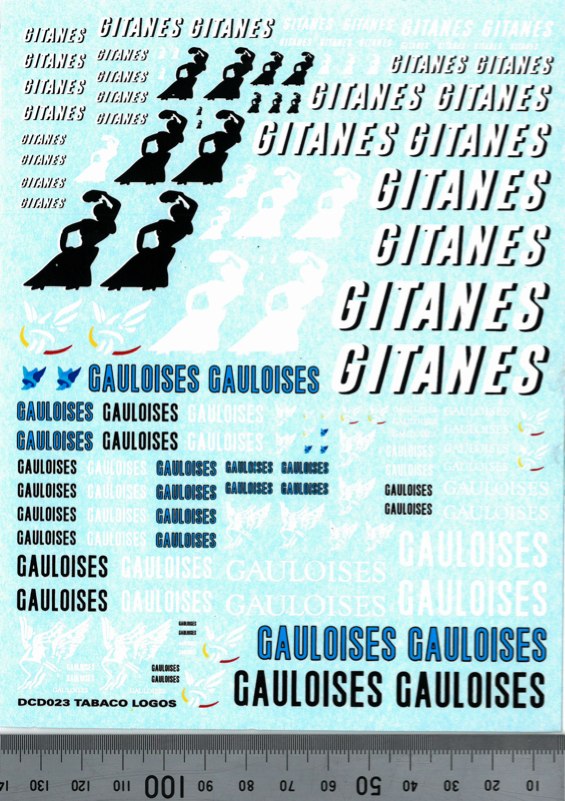 Colorado Decal 1/18,1/32,1/24,1/43 GITANES and GAULOISES decal from Japan 11729 画像1