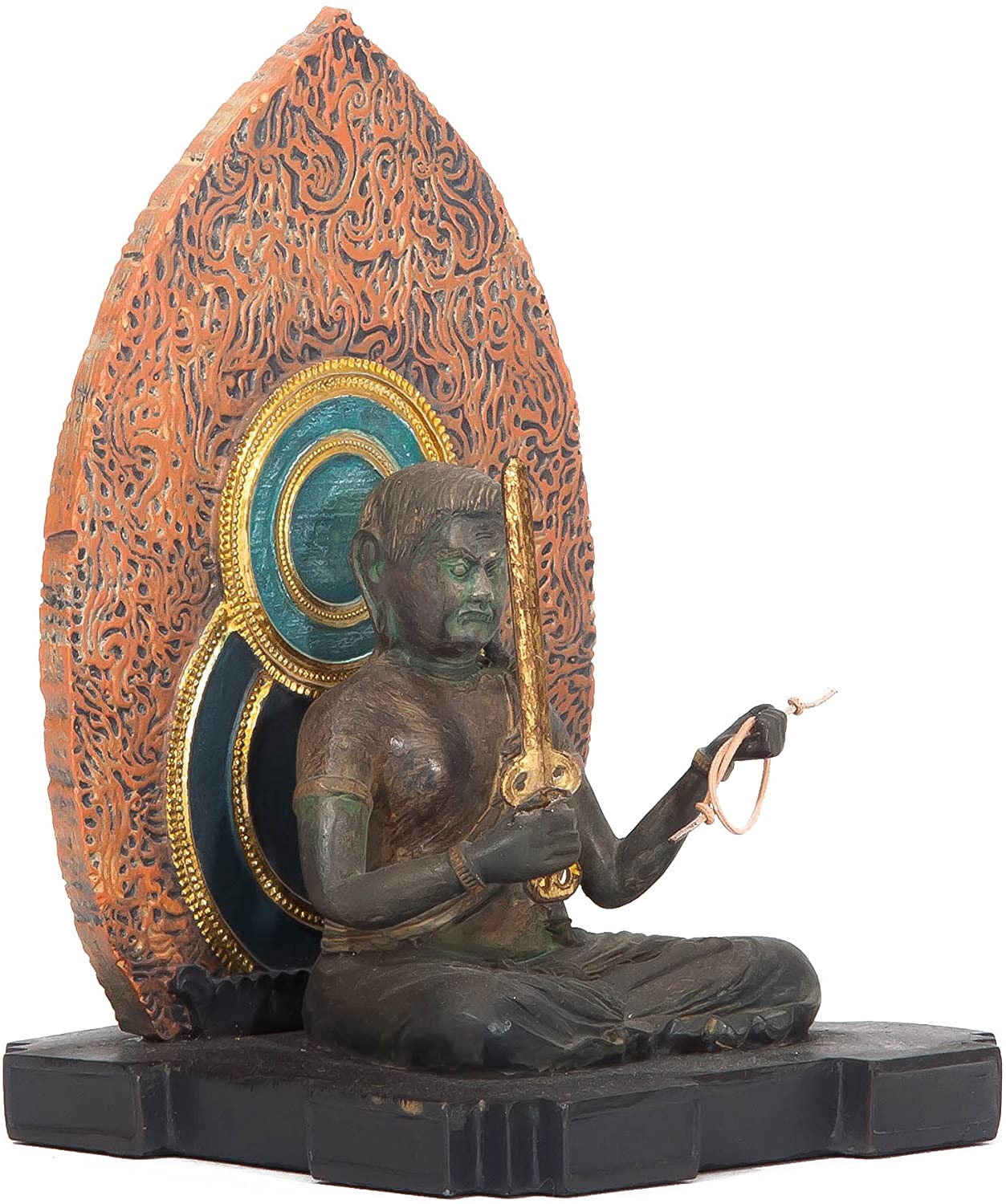 Toji Genuine 不動明 FUDOUMYOU Miniature Buddha Statue Synthetic resin H5inc / 7611  画像4