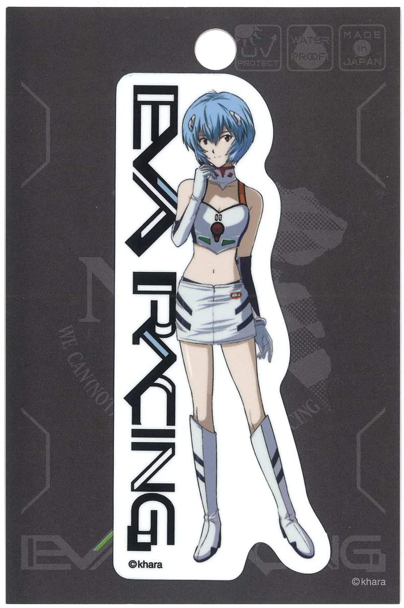 Evangelion Sticker Rei Ayanami Race Queen W51mm x H100mm from Japan 3742 画像2