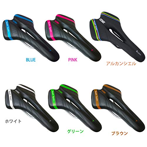 GORIX Saddle that doesn't hurt your butt Soft opening type Black celeste JP 9741 画像9