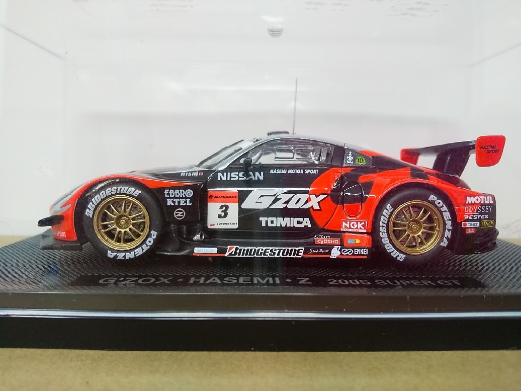 EBBRO 1/43 G'ZOX Hasemi Nissan Z Super GT2005 #3 Finished Product from JP 10916 画像3