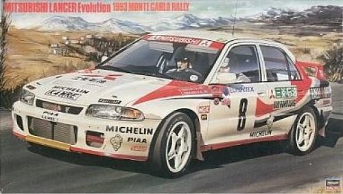 Rare kit Hasegawa 1/24 Mitsubishi Lancer Evolution 1993 Monte Carlo #CR12 11745 画像1