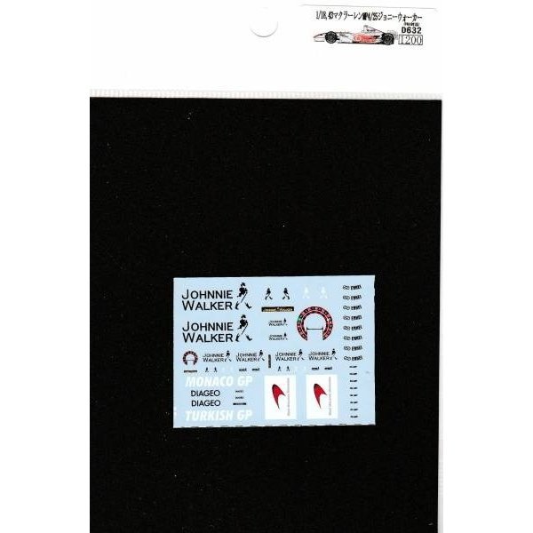 Museum Collection 1/18 1/43 McLaren MP4/25 johnnie walker decal for PMA JP a536 画像1