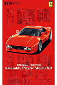 Rare Kit Big Size Fujimi 1/16 Ferrari 288 GTO from Japan 3701 画像6