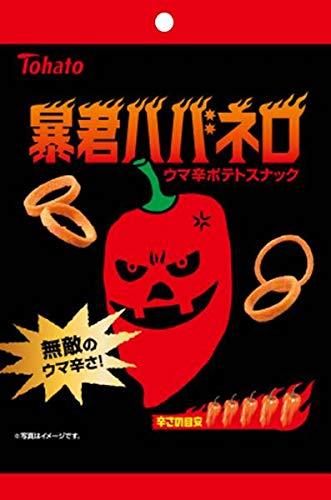 Japanese Spicy snack Tohato Tyrant Habanero 56g x 12 bags from Japan 6203 画像1