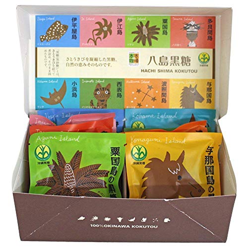 Japanese Sweets Okinawa brown sugar 8 islands 8 bags x 2 boxes from Japan 6492 画像1