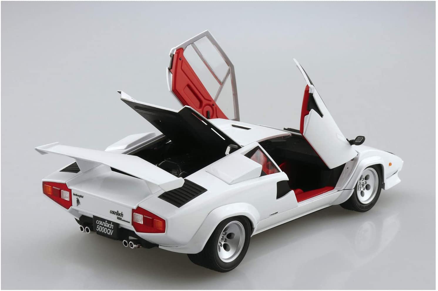 Aoshima 1/24 Model Kit Lamborghini Countach 5000QV 1985 from Japan 1522 ...