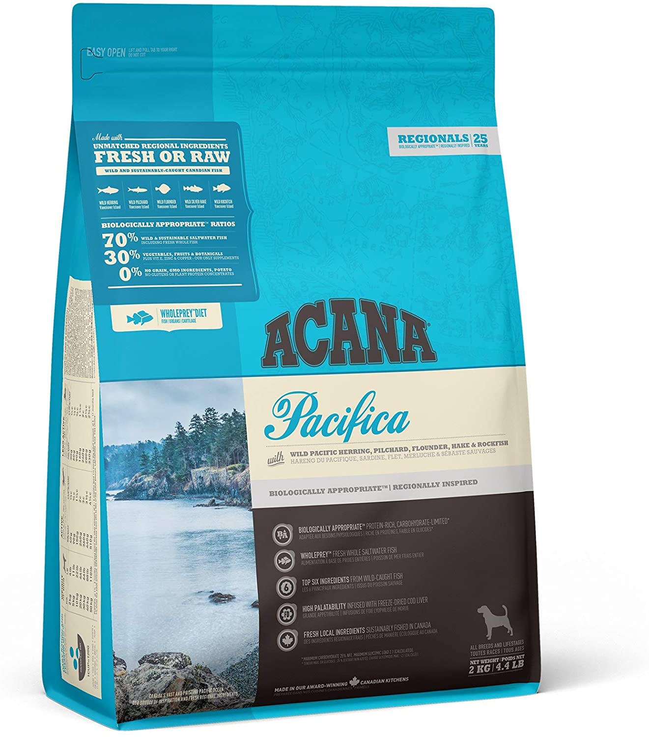 ACANA Pacifica Grain-free 340G for Dog 2kg from Japan 6228 画像2