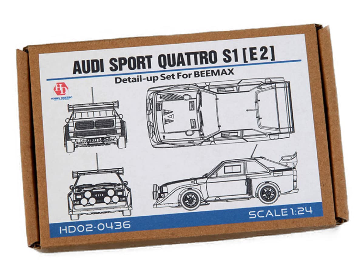 Hobby Design 1/24 Audi Sport Quattro S1 E2 Detail Up Parts for Beemax JP 11801 画像1