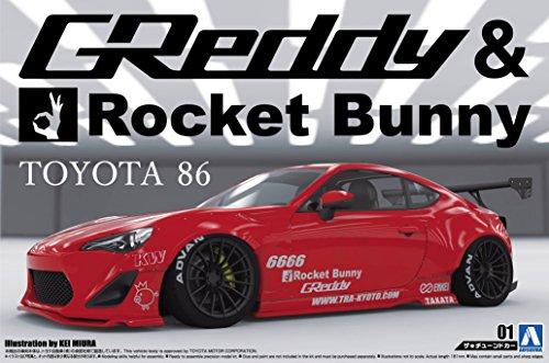  Aoshima 1/24 Model kit Toyota 86 '12 GREDDY&ROCKET BUNNY ENKEI Ver.  Jp 4795　 画像4