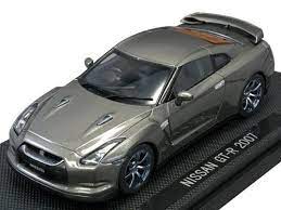 EBBRO 1/43 NISSAN GT-R 2007 Titanium Gray Finished Product from Japan 10905 画像1