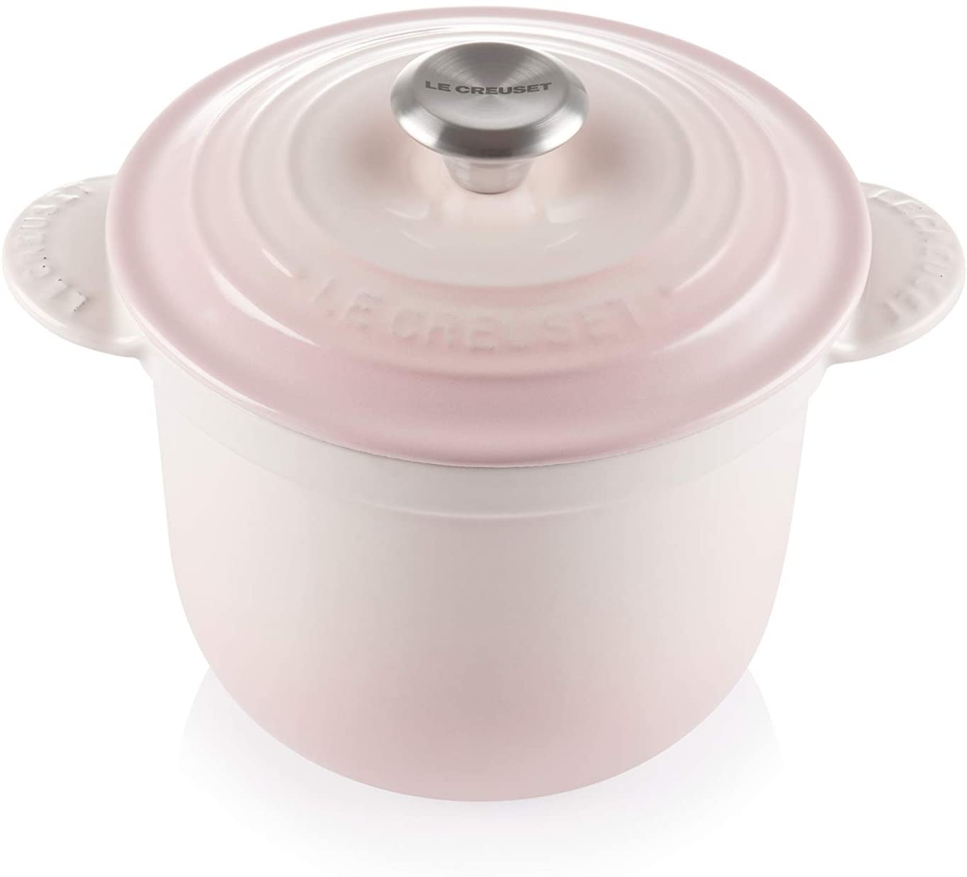 [ Genuine ] Le Creuset Cocotte Rondo Pot 18cm Color Shell pink from ...