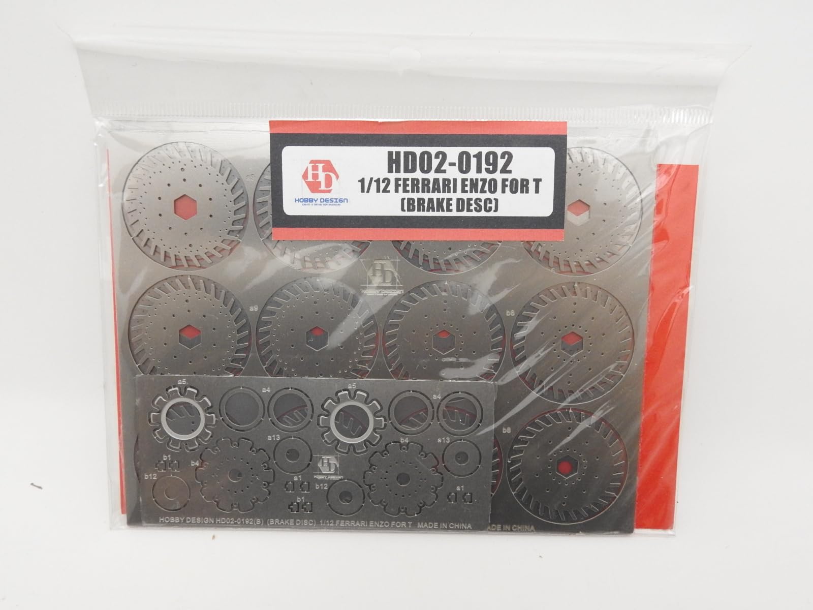 Hobby Design 1/12 Enzo Ferrari brake disc photo-etched parts for Tamiya 11815   画像1