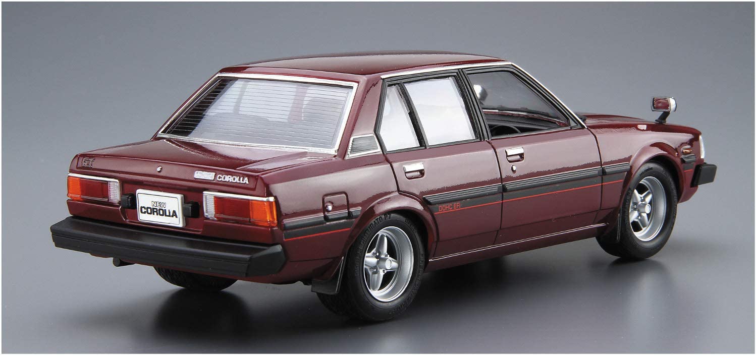 Aoshima 1/24 kit Toyota E71 / 70 Corolla Sedan GT / DX 4 pattern selection 4563 画像4