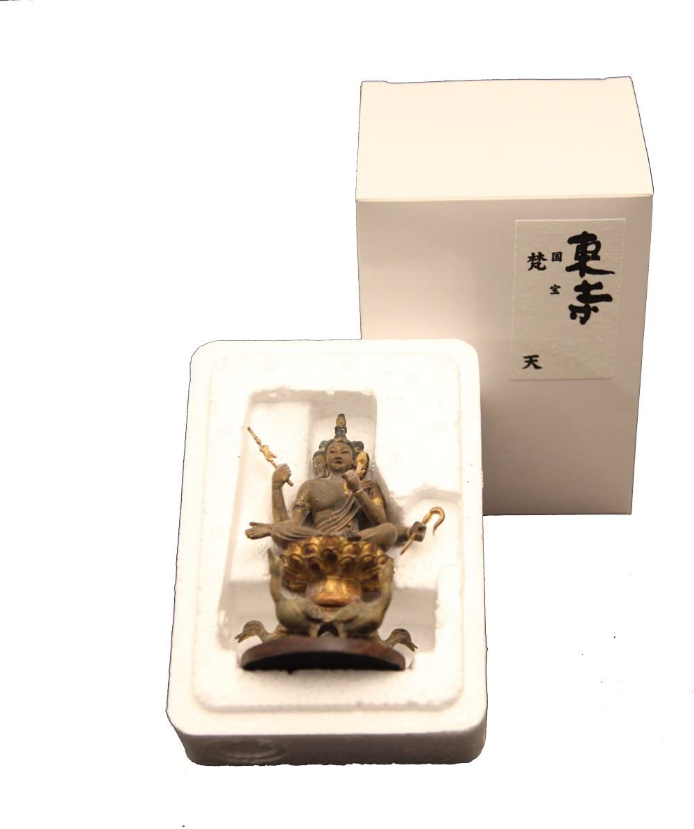 Toji Genuine 梵天 BONTEN Miniature Buddha Statue Synthetic resin H5inc JP 7613 画像5