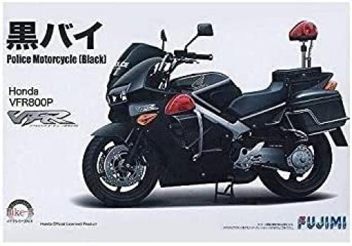 Fujimi 1/12 Model Kit Honda VFR800P Black Police Bike Black Leopard Corps a022 画像1