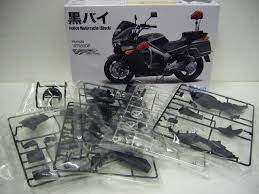 Fujimi 1/12 Model Kit Honda VFR800P Black Police Bike Black Leopard Corps a022 画像5
