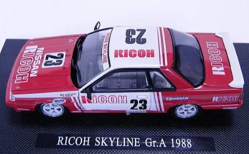 EBRRO 1/43 Ricoh Skyline GTS-R Gr.A 1988 White / Red from Japan 2988 画像4